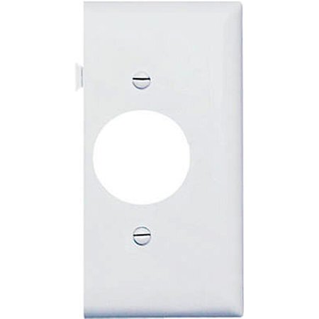 NEXTGEN PJSE7W Single Outlet Opening End Section Sectional Nylon Wall Plate; White NE601497